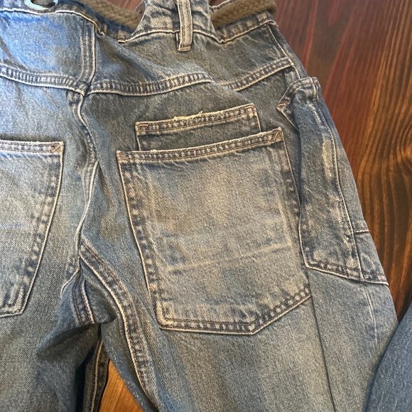 Free people / We The Free Moxie Low Slung Pull On Barrel Jeans - Picture 4 of 7